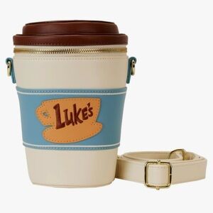 NWT Loungefly Gilmore Girls Luke’s Diner coffee cup crossbody